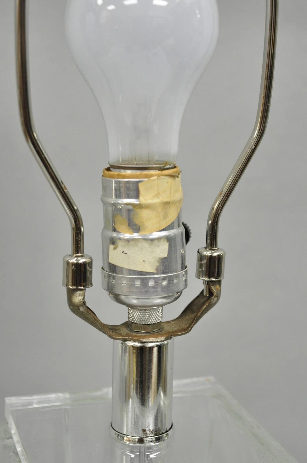 Verre Paire de lampes de table 