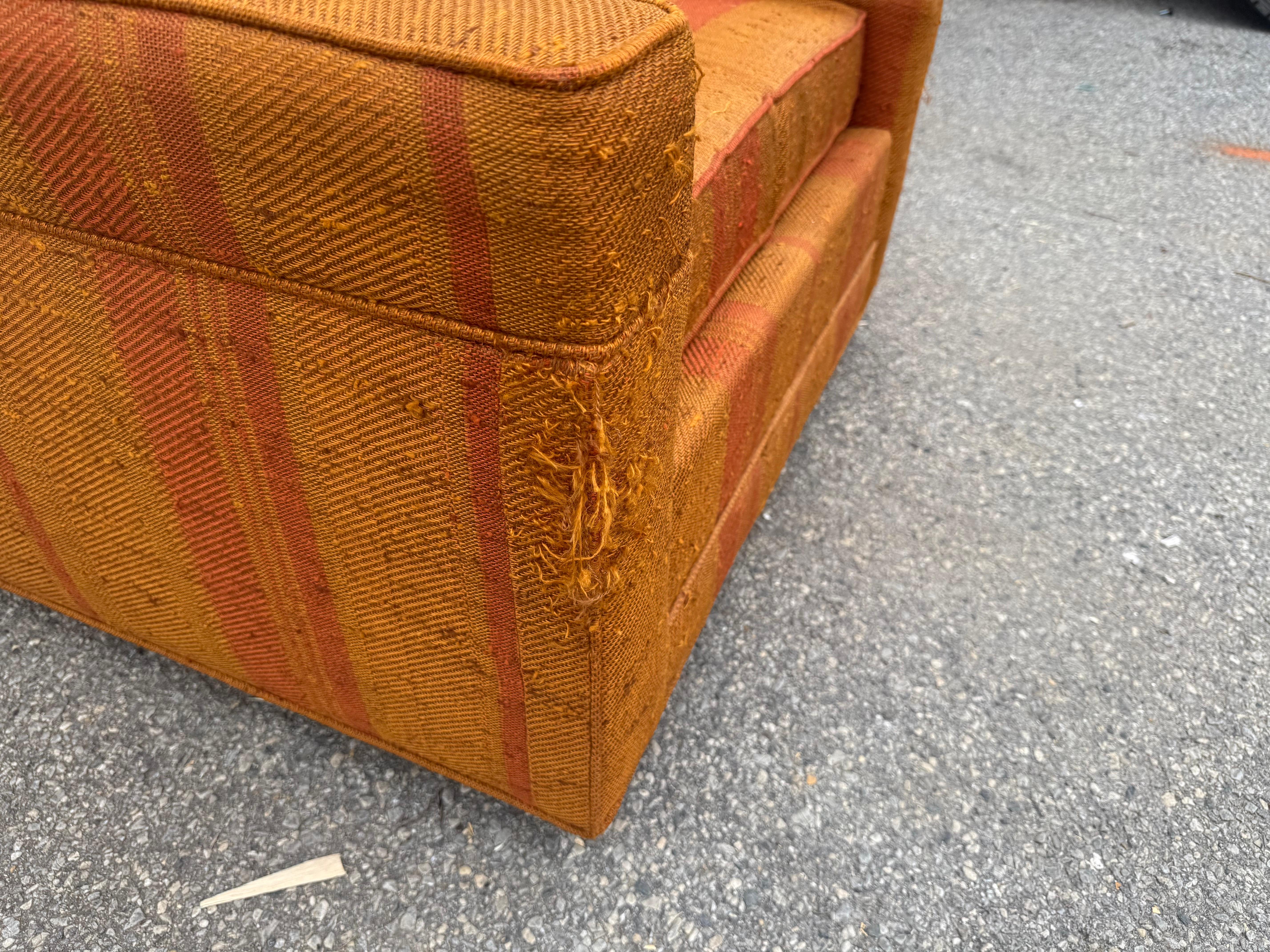 Silla Cube Lounge Vintage Mid Century Modern de Dunbar Moderno de mediados de siglo en venta