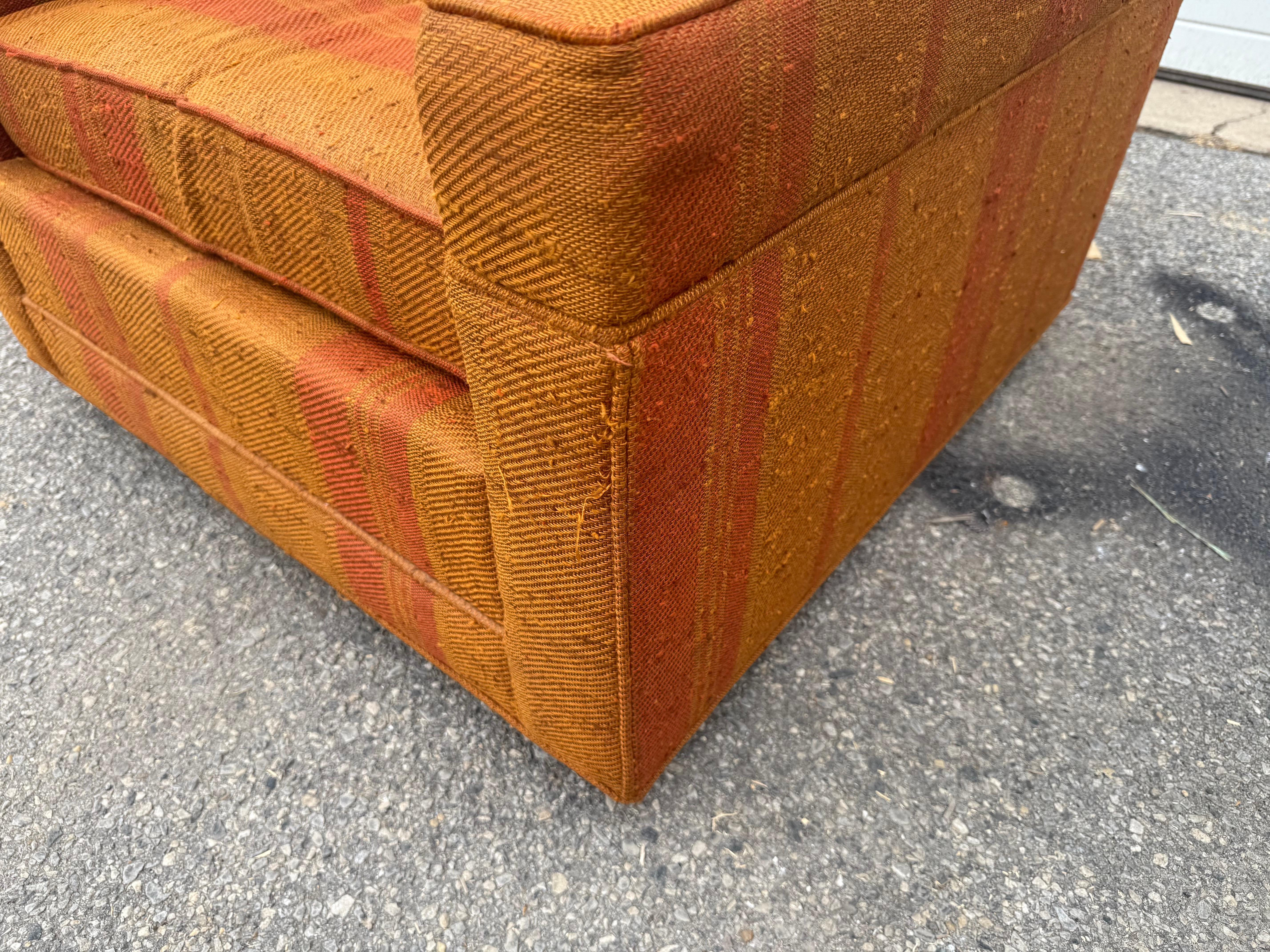 Silla Cube Lounge Vintage Mid Century Modern de Dunbar en venta 1