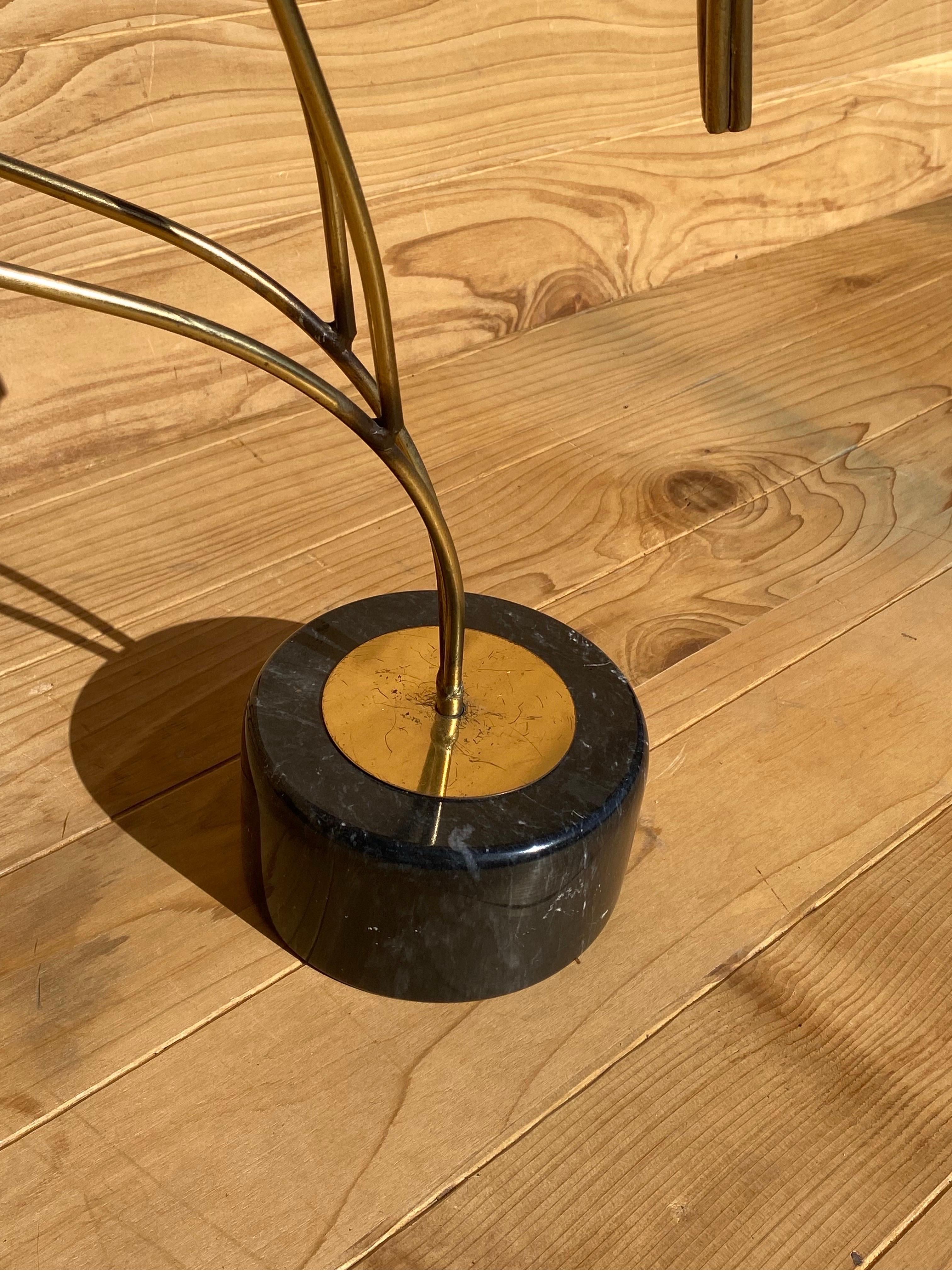 Scultura da tavolo Vintage Mid Century Modern Curtis Jere Brass Gazelle in vendita 2
