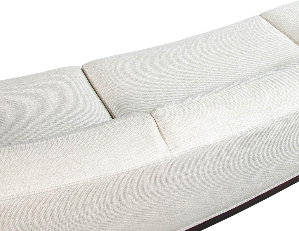 Vintage Mid-Century Modern Curved Sofa Edward Wormley for Dunbar 9