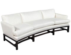 Vintage Mid-Century Modern Curved Sofa Edward Wormley for Dunbar