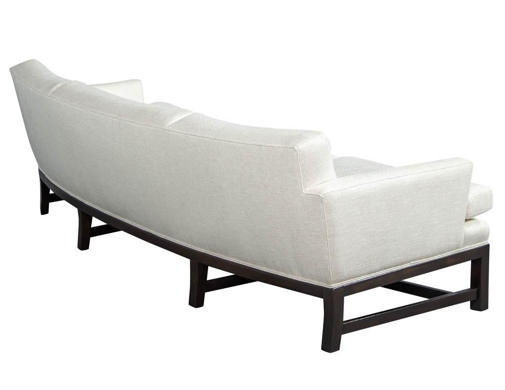Vintage Mid-Century Modern Curved Sofa Edward Wormley for Dunbar 3