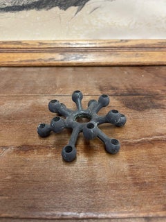 Vintage Mid Century Modern Danish Brutalist Candle Holder by Dansk Jens