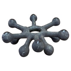 Vintage Mid Century Modern Danish Brutalist Candle Holder by Dansk Jens