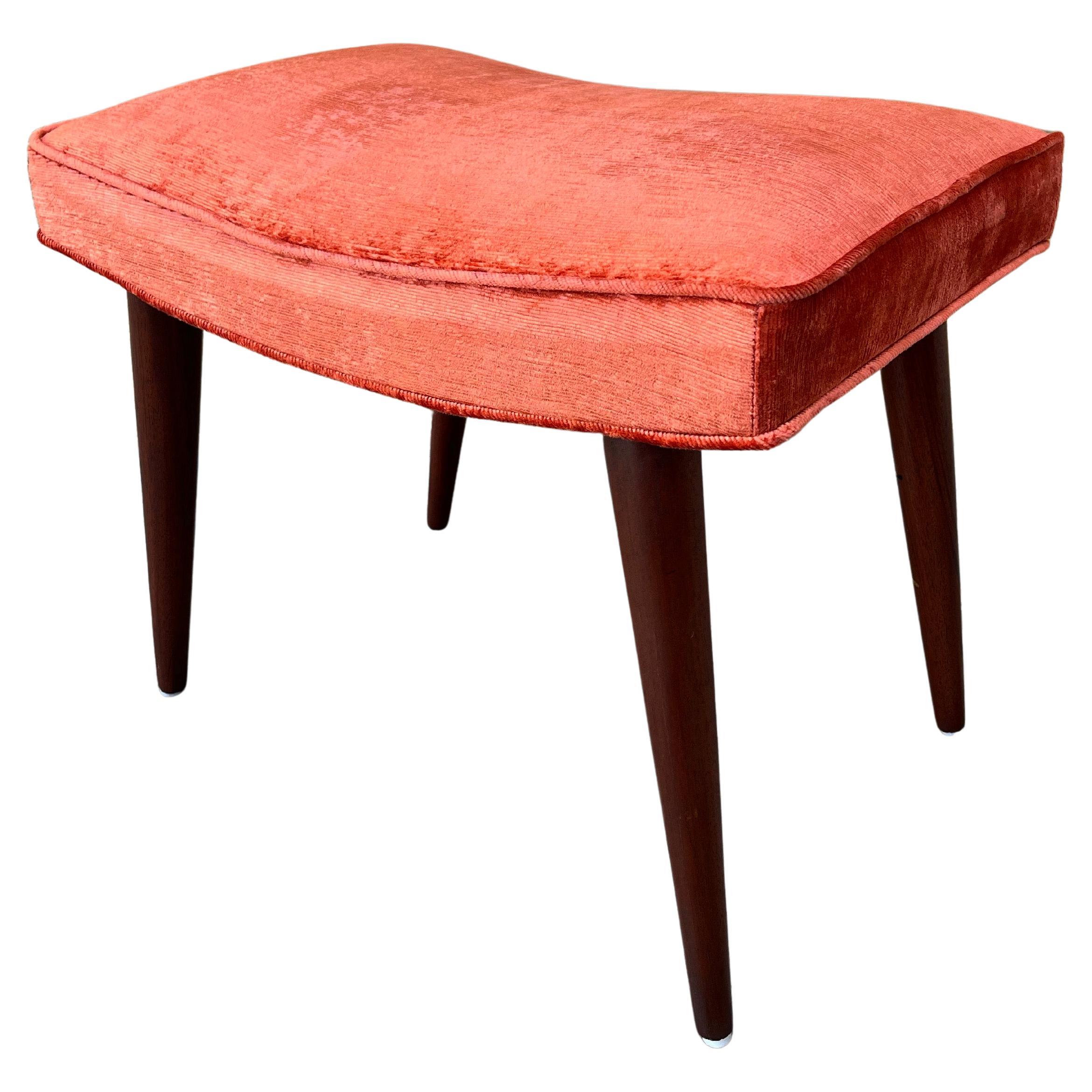 Vintage Mid Century Modern Danish Style Bench / Foot Stool. Circa 1960s