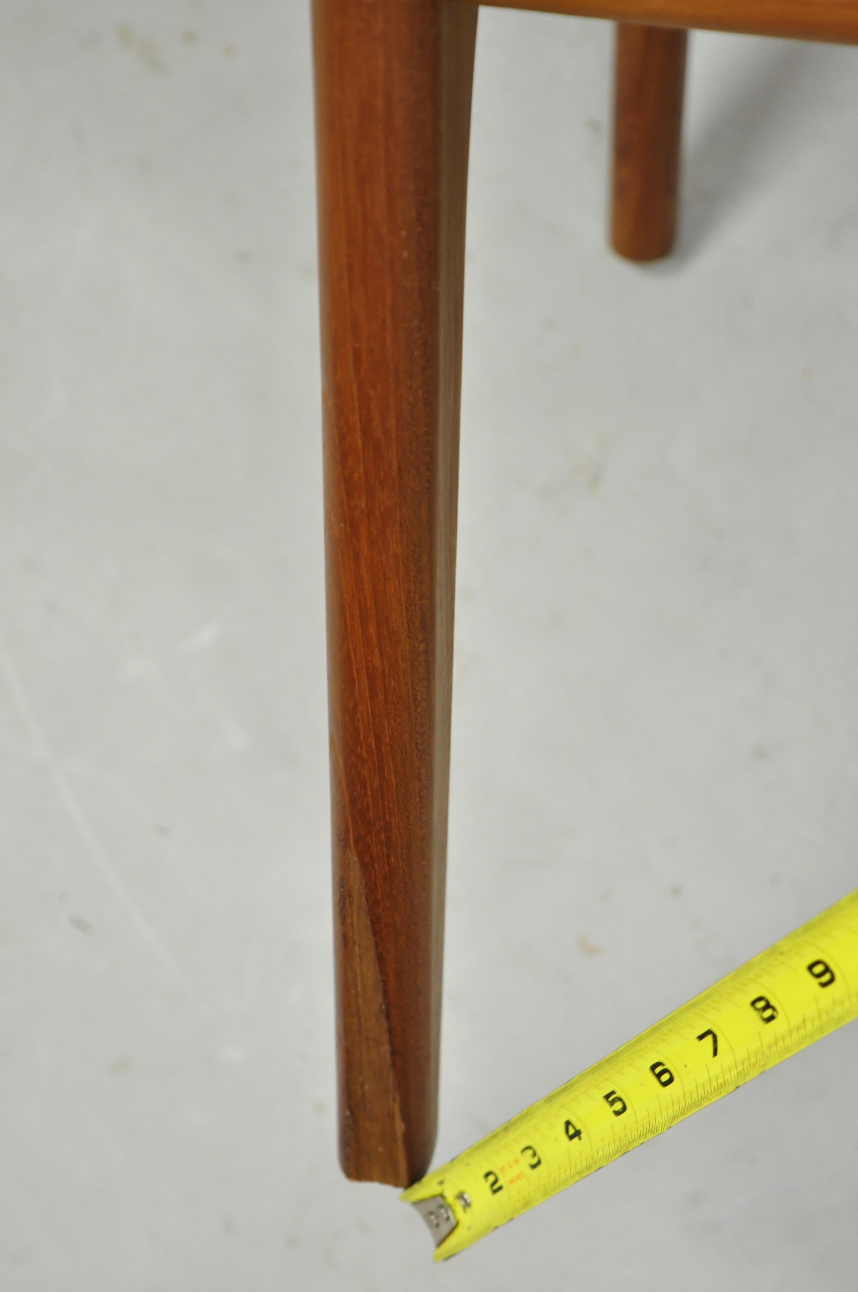 20th Century Vintage Mid-Century Modern Danish Style Teak Wood Dining Chair by Sun Furniture