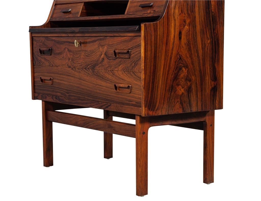 Vintage Mid-Century Modern Danish Writing Desk with Pullout 4