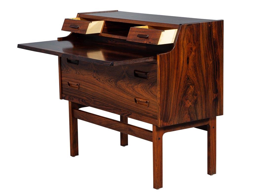 Vintage Mid-Century Modern Danish Writing Desk with Pullout 5