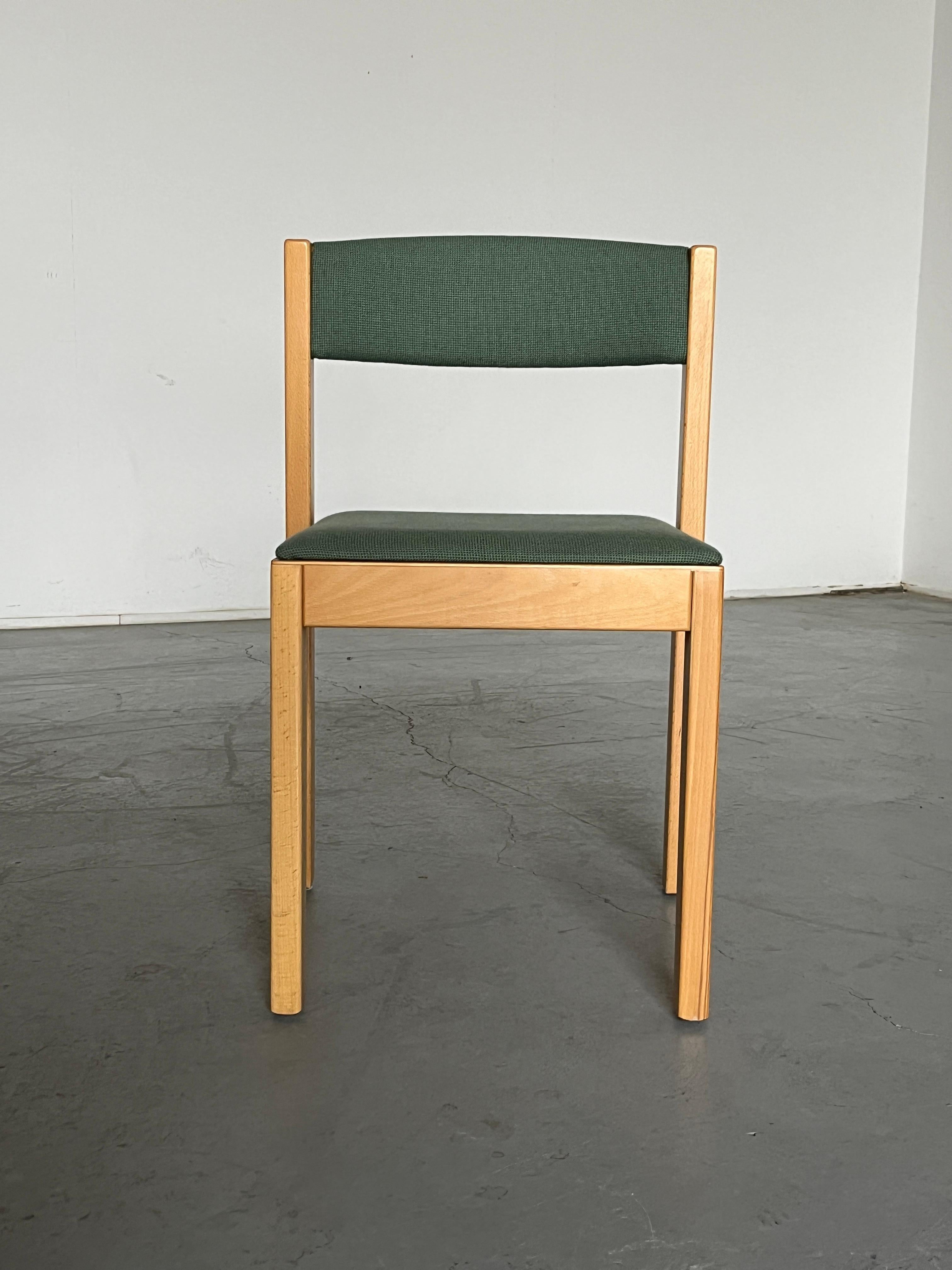 Vintage Mid-Century Modern Dining Chair by Wiesner Hager, 1980s Austria In Good Condition For Sale In Zagreb, HR