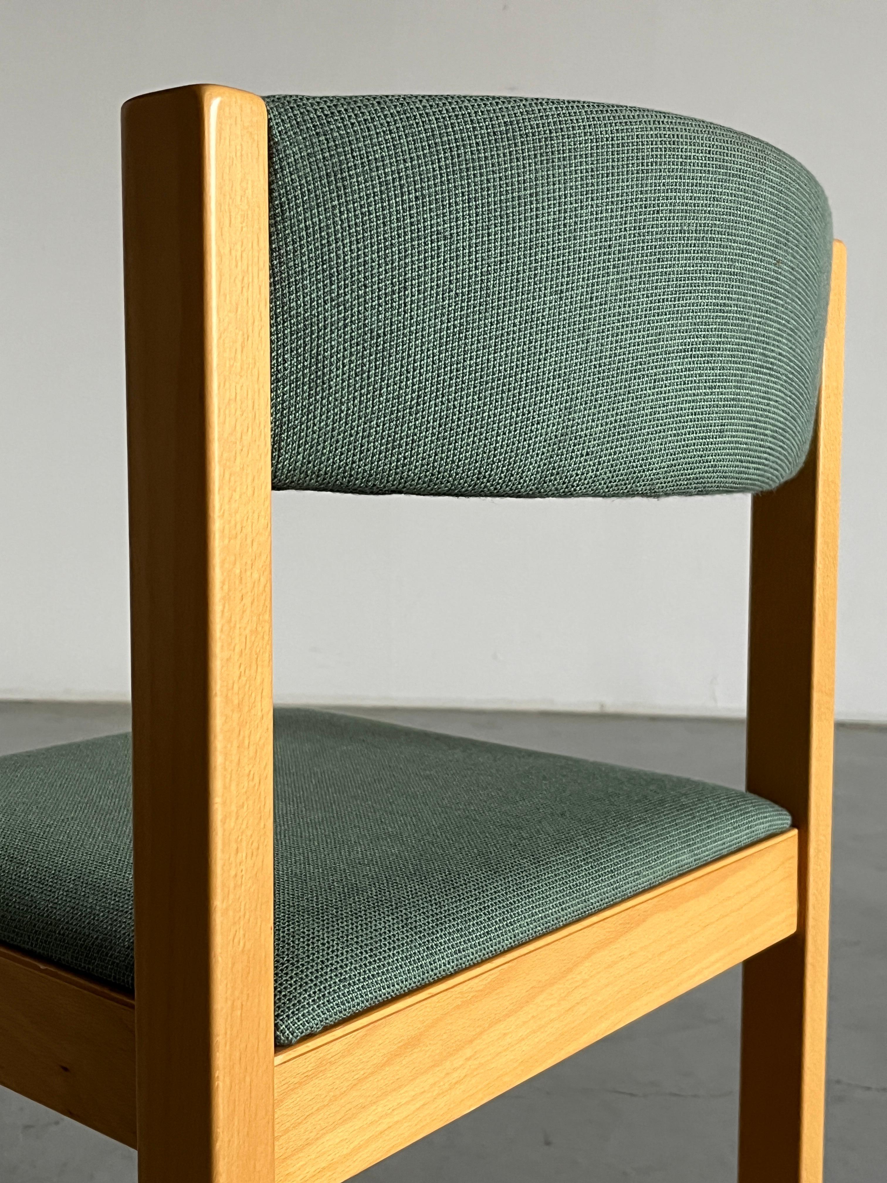 Vintage Mid-Century Modern Dining Chair by Wiesner Hager, 1980s Austria For Sale 3