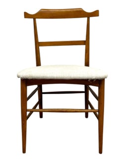 Vintage Mid-Century Modern Dining Chair in the Style of Milo Baughman.