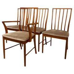 Set di 4 sedie da pranzo vintage del Mid Century Modern di H. H. Mcintosh Italia