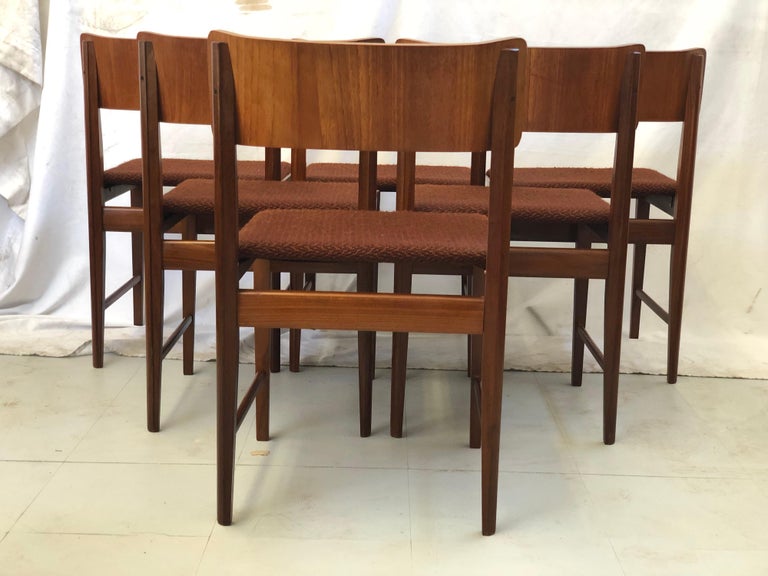 Vintage Mid Century Modern Dining Chair, Set of 6 at 1stDibs