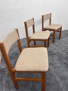 Vintage Mid century modern dining chairs by Spøttrup, set of 4