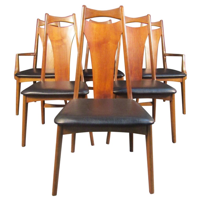 Vintage Mid Century Modern Dining Room, Mid Century Modern Chairs Dining