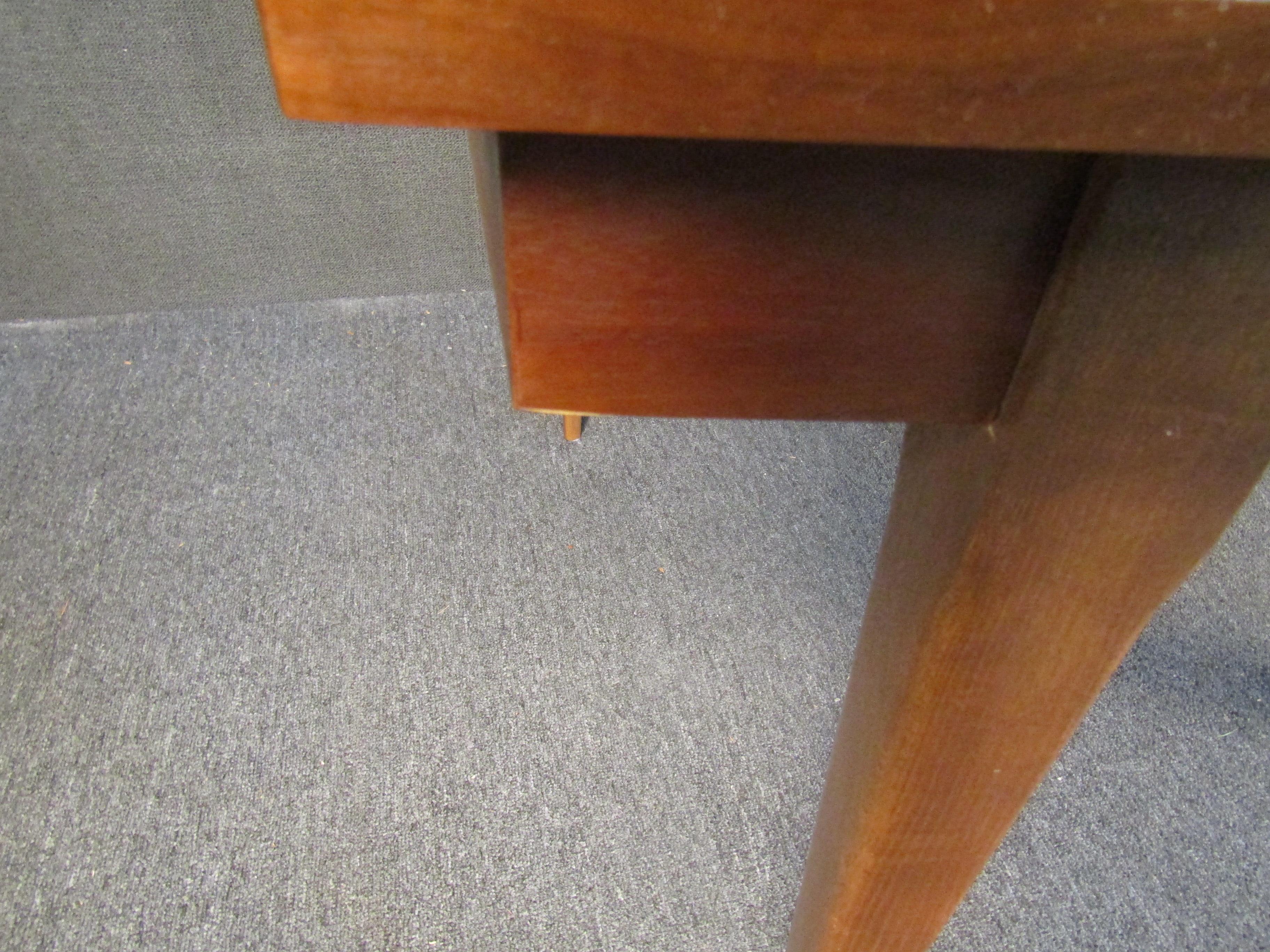 vintage mid century modern dining table