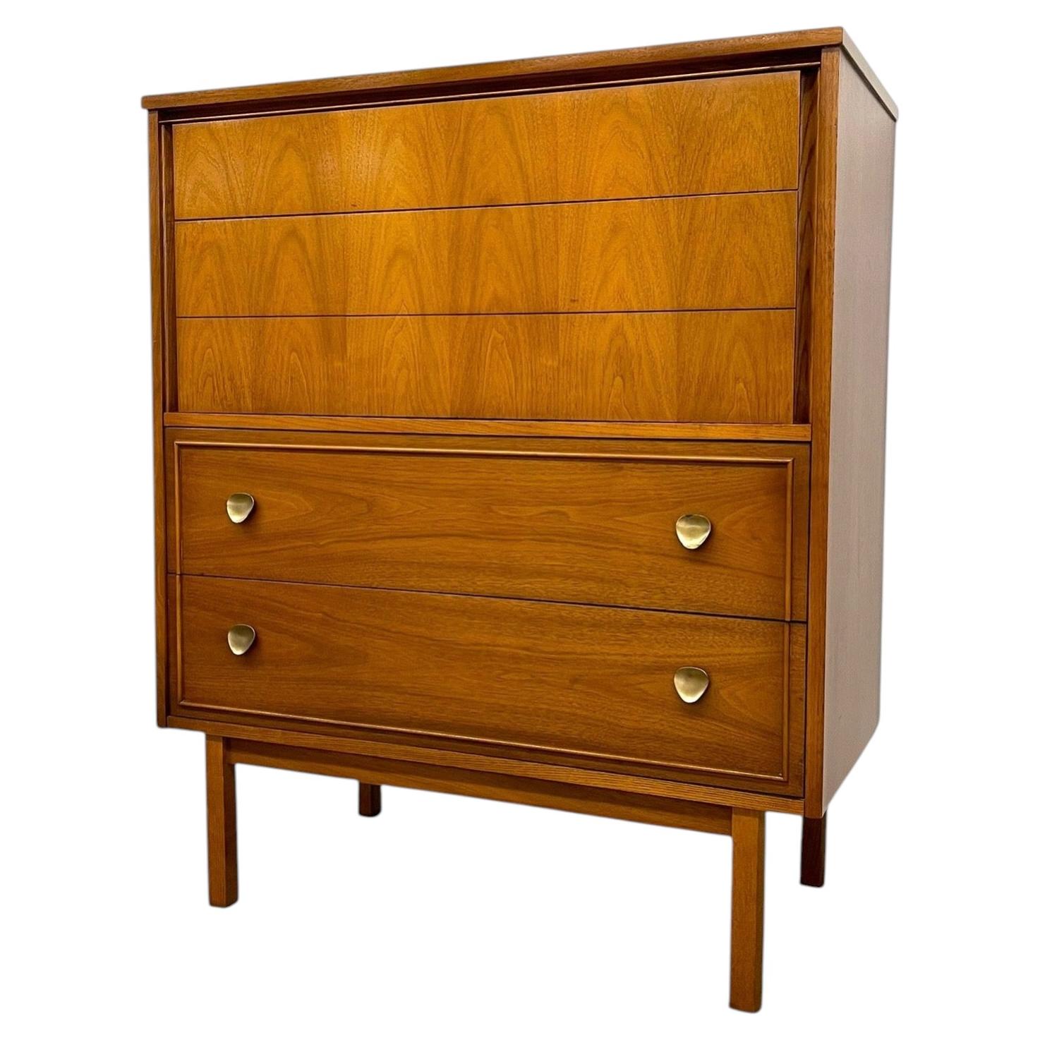 Cómoda Dixie Highboy Vintage Mid Century Modern