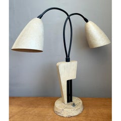 Vintage Mid-Century Modern Double Arm Lamp