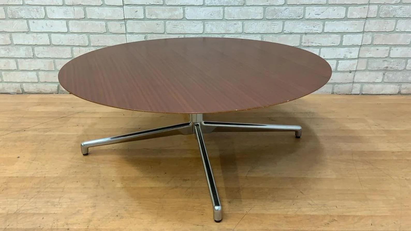 Mid-Century Modern Vintage Mid Century Modern Eames Group Herman Miller Black Laminate Dining Table
