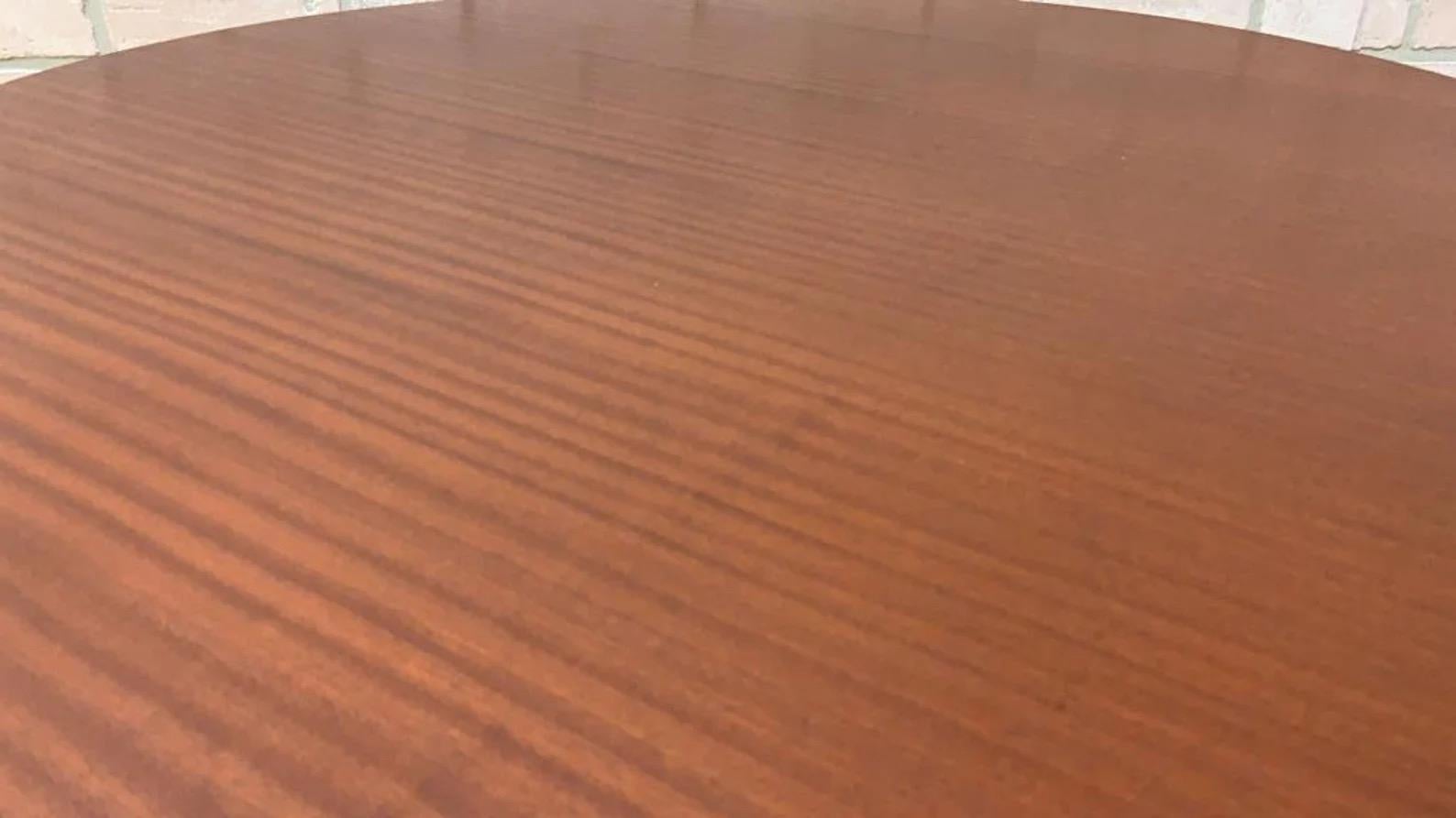 20th Century Vintage Mid Century Modern Eames Group Herman Miller Black Laminate Dining Table