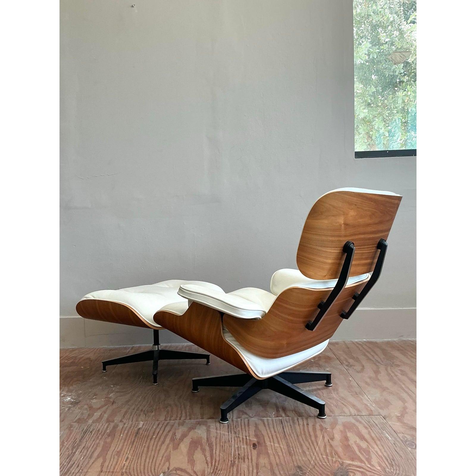 Vintage Mid-Century Modern Eames Lounge Chairs und Ottoman im Zustand „Gut“ im Angebot in West Palm Beach, FL