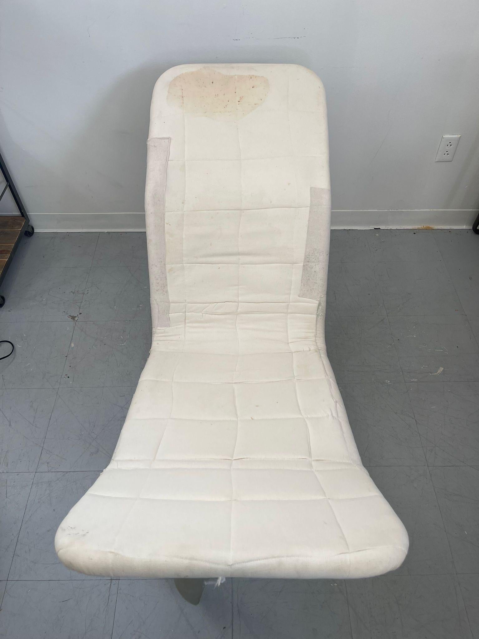 Vintage Mid Century Modern Edgar Bartolucci Embellished Italian Rocking Chair For Sale 2