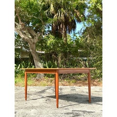 Vintage Mid-Century Modern Extendable Dining Table