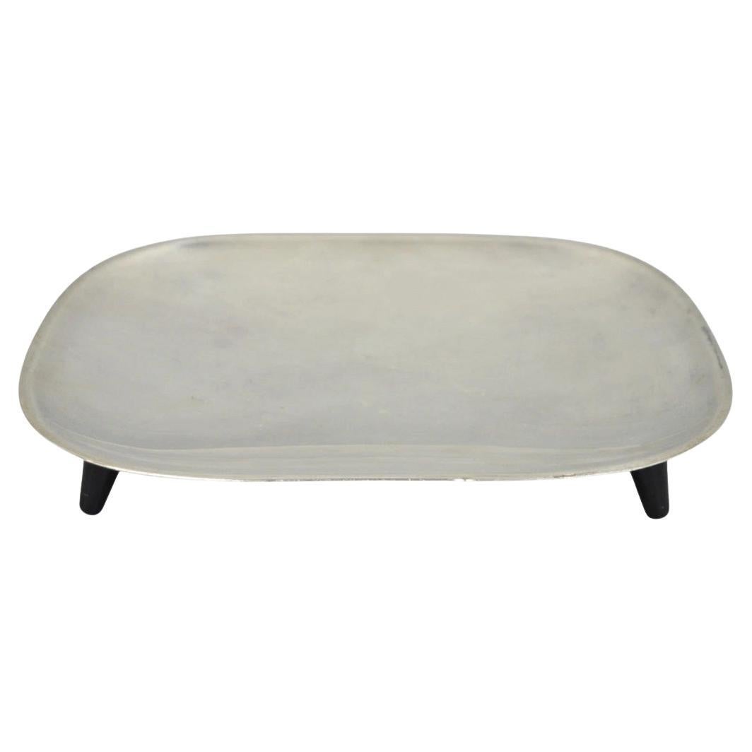 Vintage Mid Century Modern FB Rogers 5812 Silver Plated Footed Trinket Dish