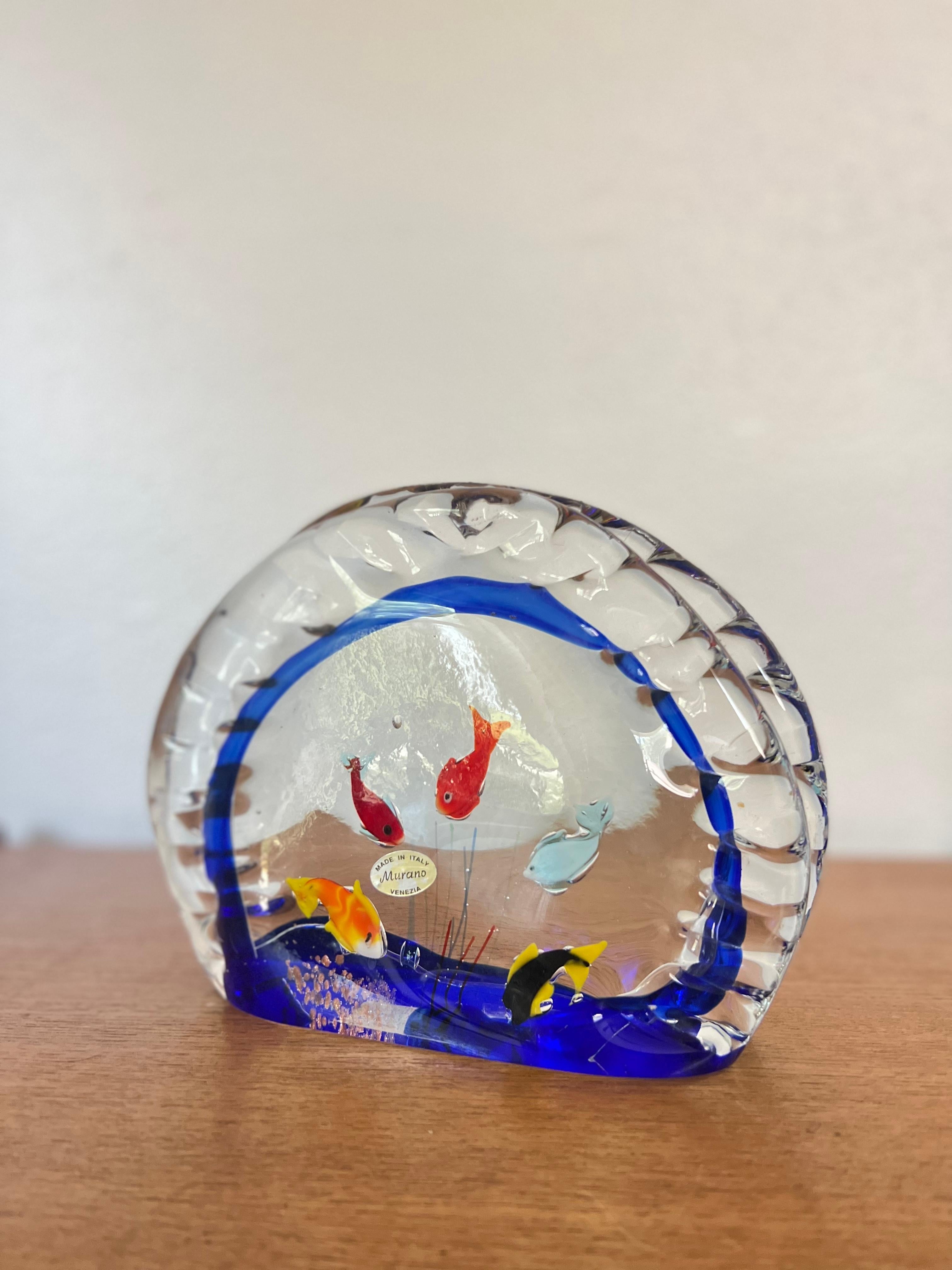 mid century fish tank
