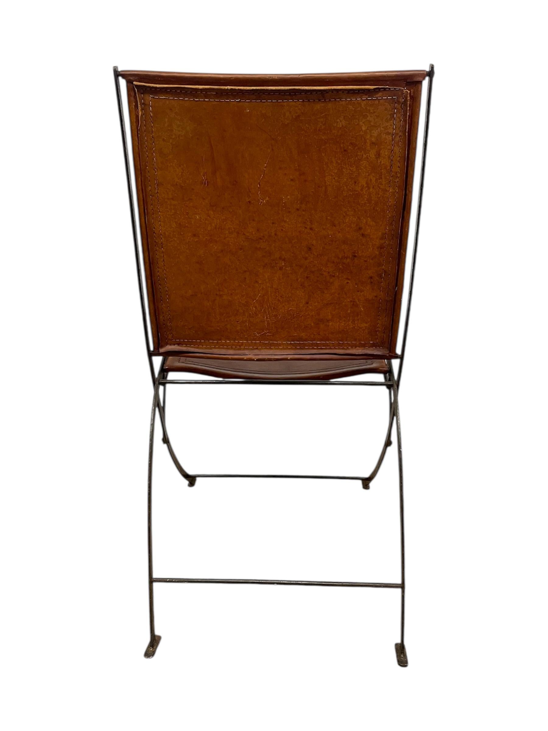 Silla plegable vintage moderna de mediados de siglo en venta 2