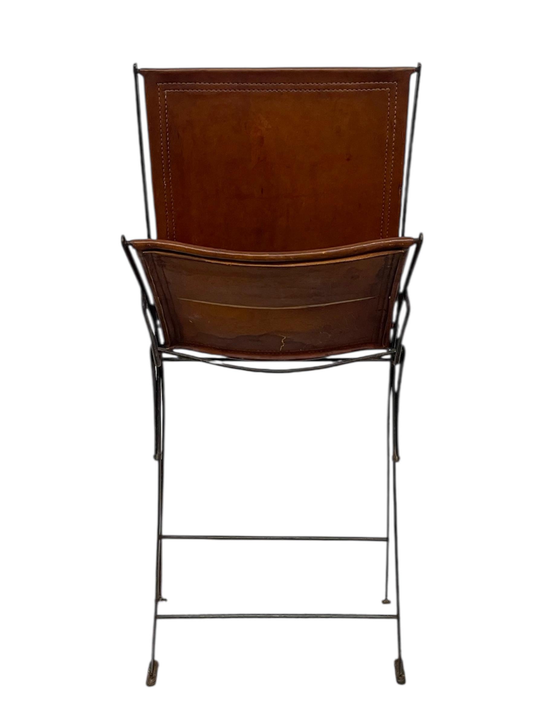 Silla plegable vintage moderna de mediados de siglo en venta 3