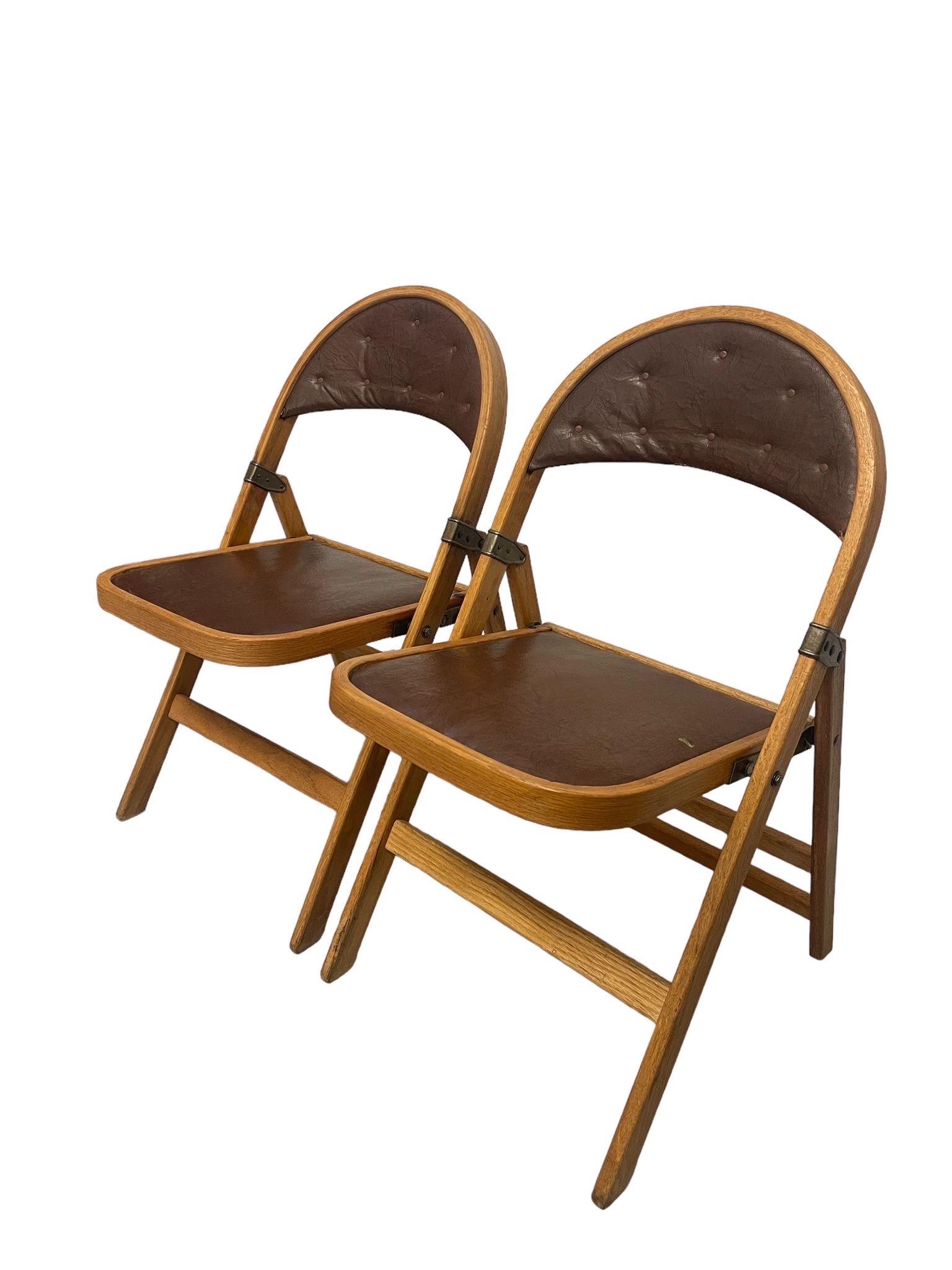 vintage clarin folding chairs