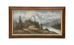 Vintage Mid Century Modern Framed Art