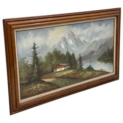Vintage Mid Century Modern Framed Art