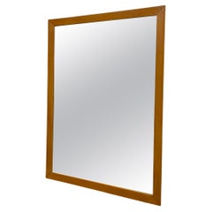 Specchio da parete con cornice Vintage Mid-Century Modern - Specchio rettangolare da appendere