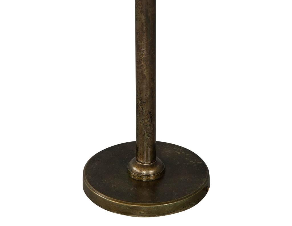 Vintage Mid-Century Modern French Brass Articulating Floor Lamp 1