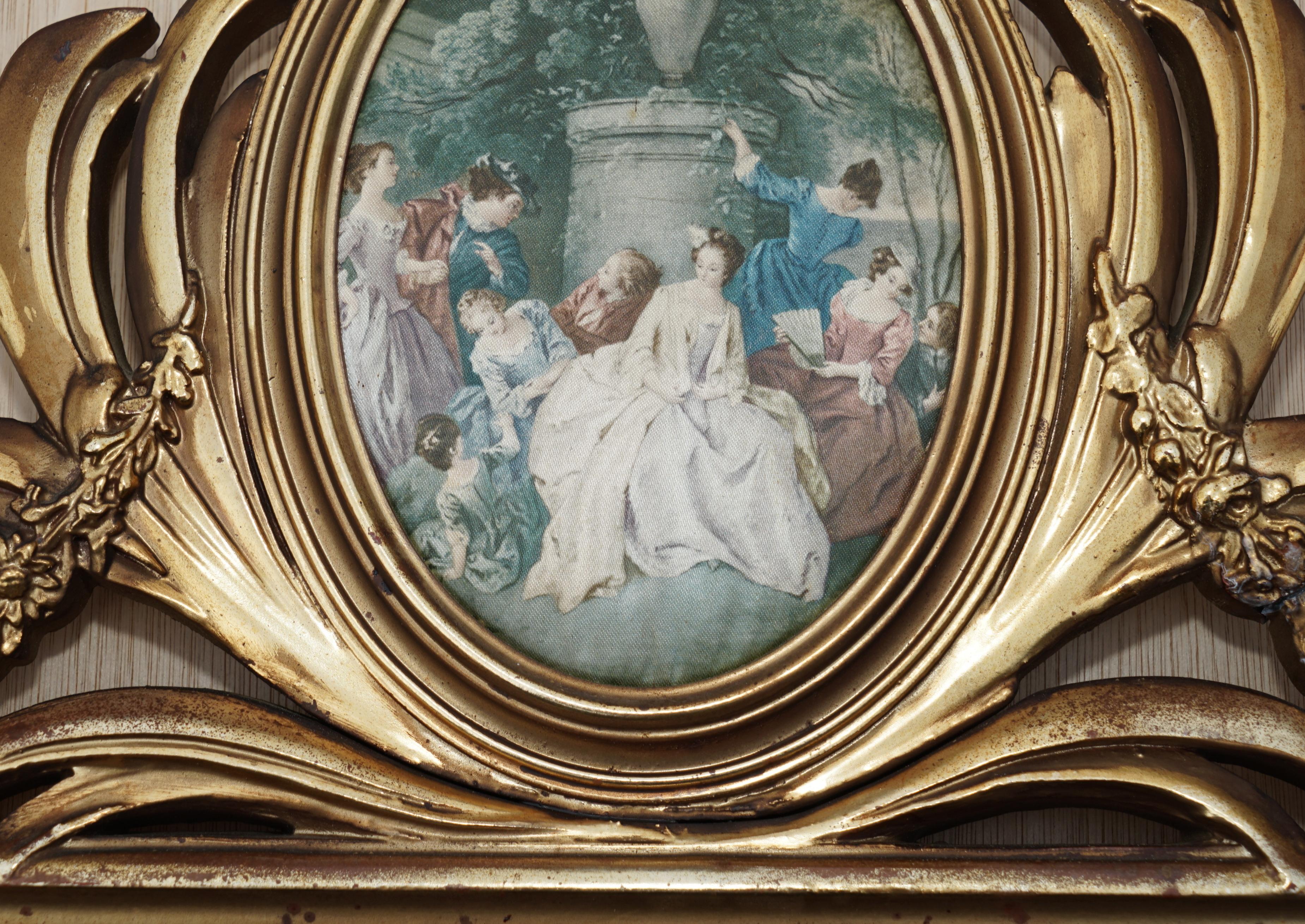 SPECCHIO PANNELLATO A RITRATTO FRANCESE D'EPOCA DEL MEDIO SECOLO CON VETRO ORIGINALE In condizioni discrete in vendita a West Sussex, Pulborough