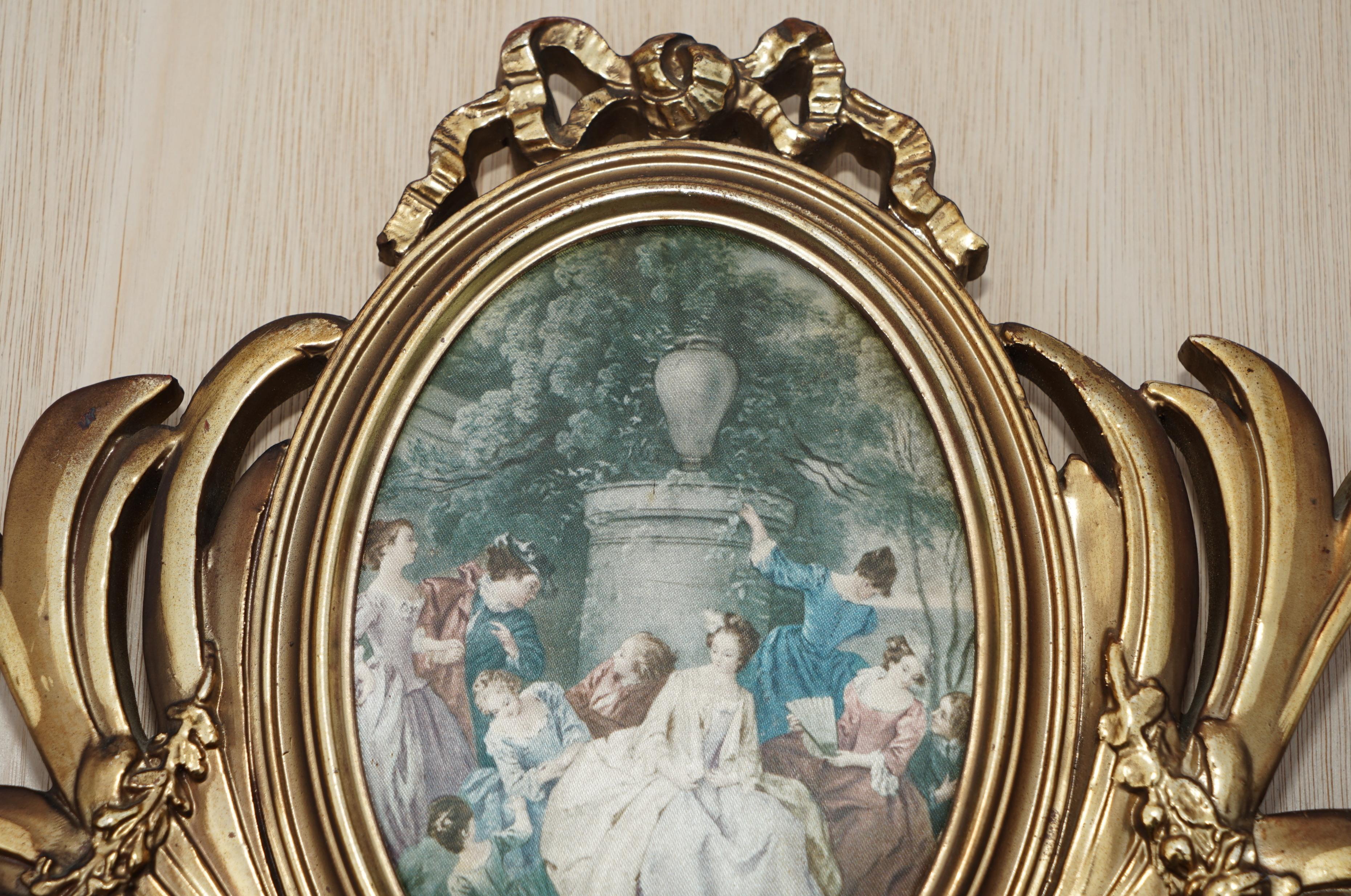 Metà XX secolo SPECCHIO PANNELLATO A RITRATTO FRANCESE D'EPOCA DEL MEDIO SECOLO CON VETRO ORIGINALE in vendita