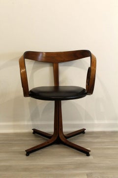 Vintage Mid-Century Modern George Mulhauser for Plycraft Scroll Bentwood Chair