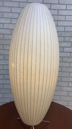 Vintage Mid Century Modern George Nelson Floor Bubble Lamp