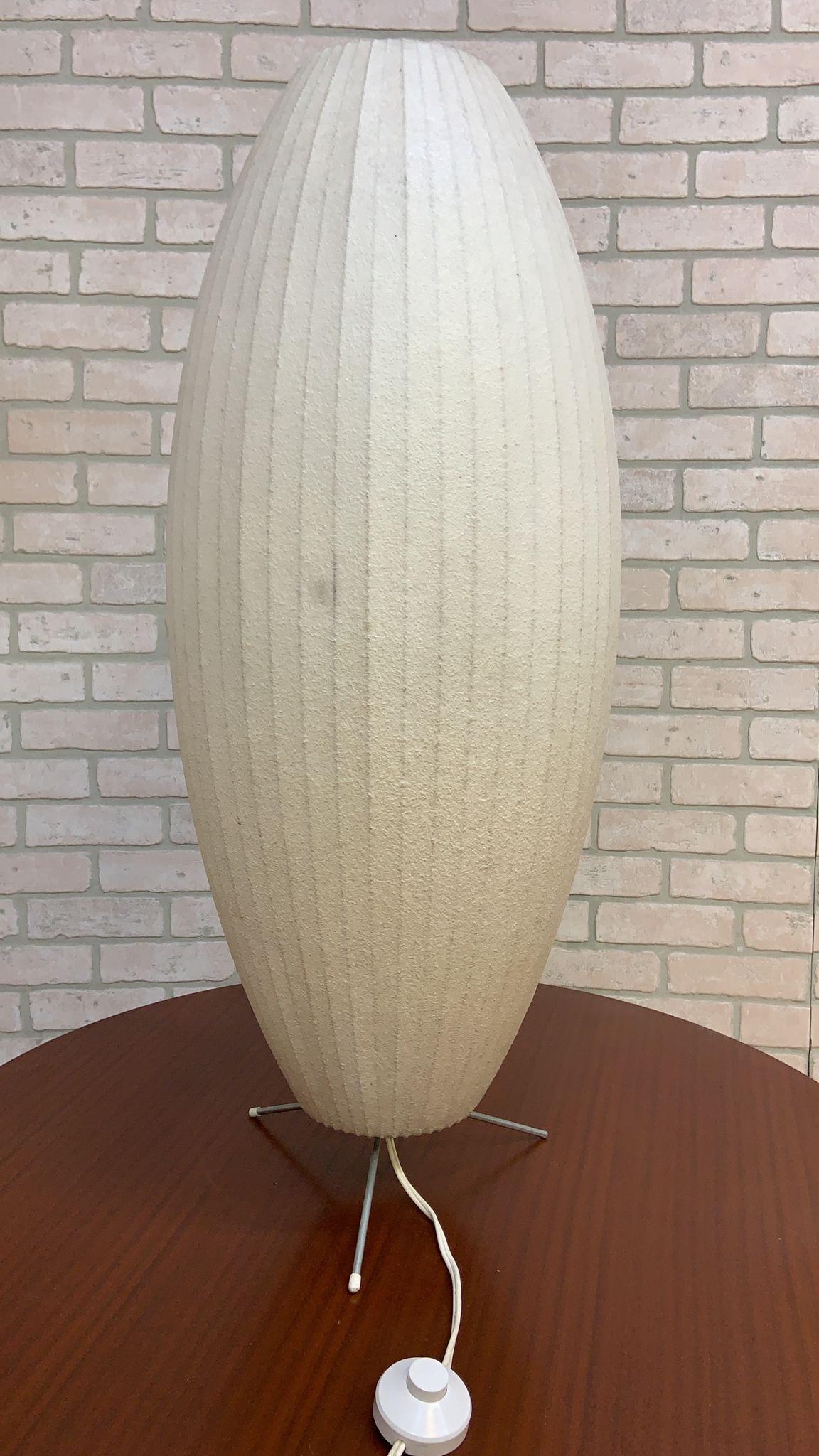 American Vintage Mid Century Modern George Nelson Floor Bubble Lamp For Sale