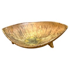 Vintage Mid-Century Modern Glazed Ceramic Bowl