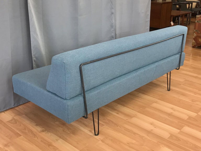 Vintage MidCentury Modern Hairpin Leg Daybed at 1stDibs