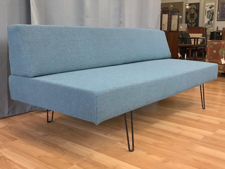 Vintage MidCentury Modern Hairpin Leg Daybed at 1stDibs