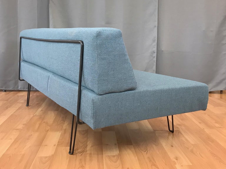 Vintage MidCentury Modern Hairpin Leg Daybed at 1stDibs