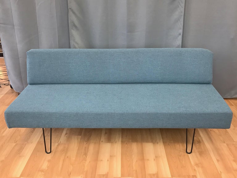 Vintage MidCentury Modern Hairpin Leg Daybed at 1stDibs
