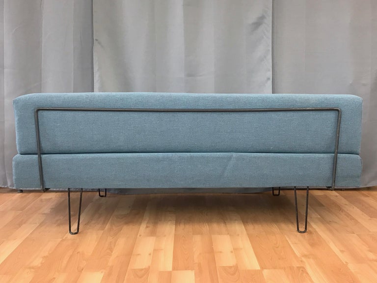 Vintage MidCentury Modern Hairpin Leg Daybed at 1stDibs