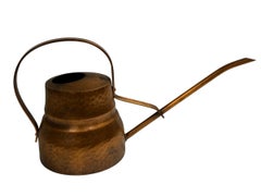 Vintage Mid-Century Modern hand made Copper Watering Can, 1970s