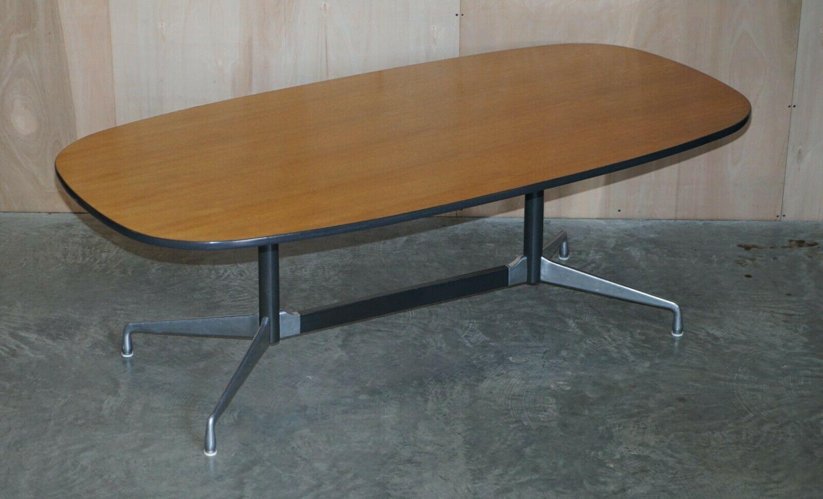 Mid-Century Modern Vintage Mid Century Modern Herman Miller No1 Eames Conference Table For Sale